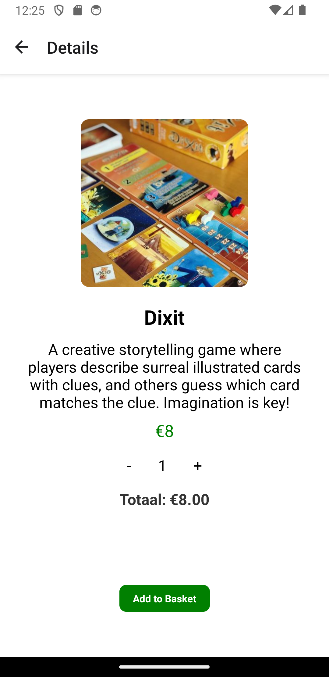 Boardgame Haven App View