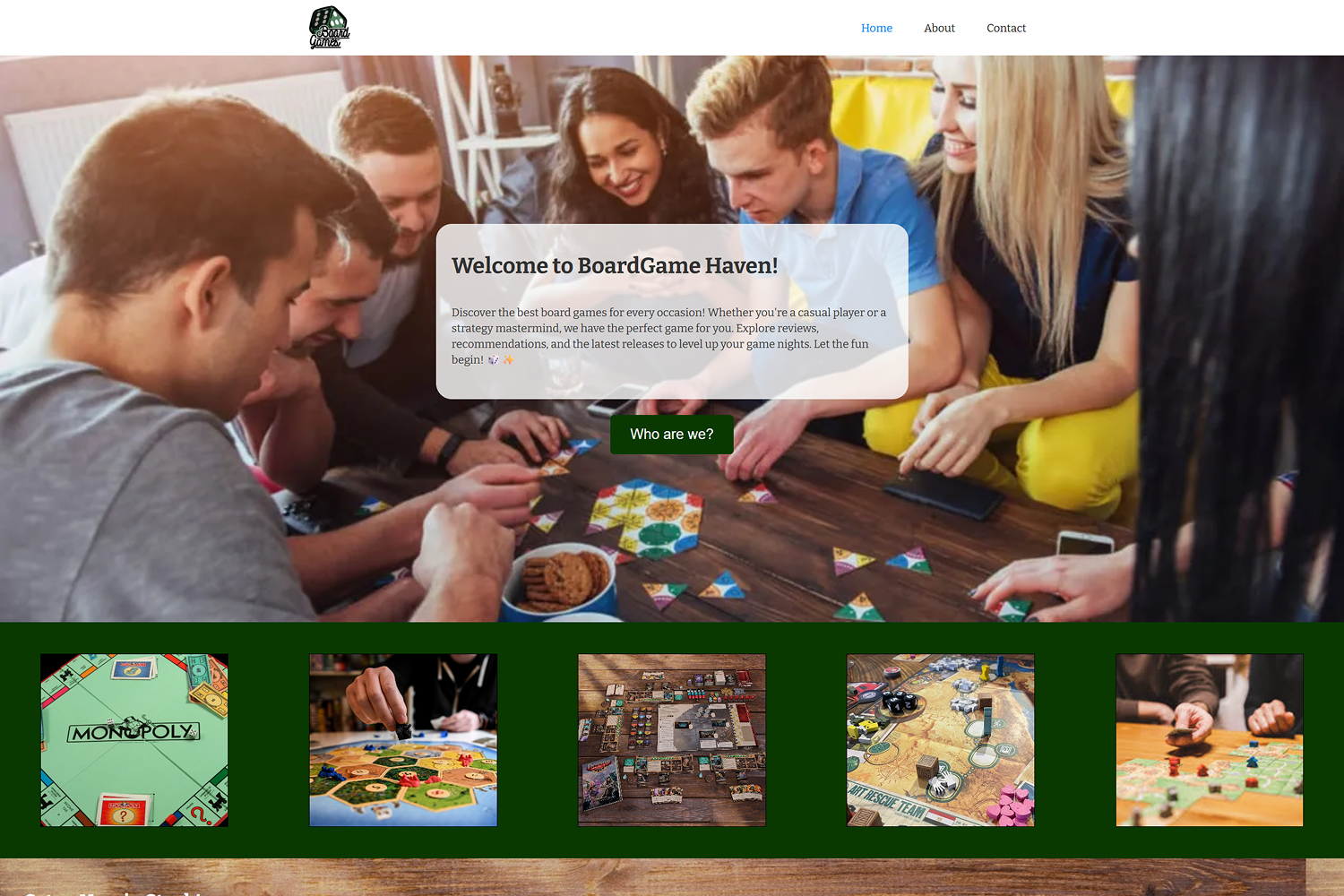 Boardgame Haven App